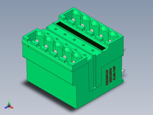 DEGSON 2EDG 系列 5.08mm 可插拔接线端子组-2EDGRH-5.08-10P-14-00AH