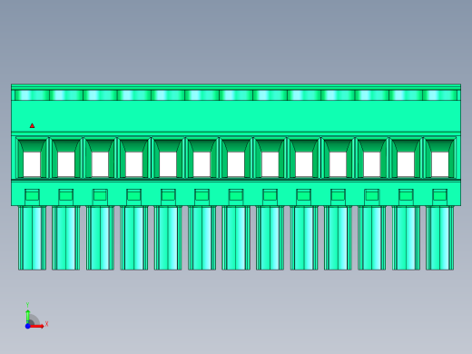 DEGSON 15EDG 系列 3.5mm 插拔式接线端子 FullPack-15EDGKB-3.5-13P-14-00AH前视缩略图