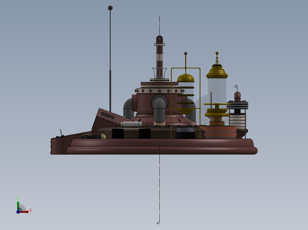 探索者灯塔前视图