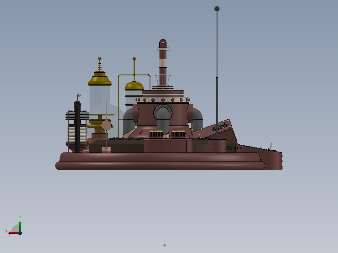 探索者灯塔后视图