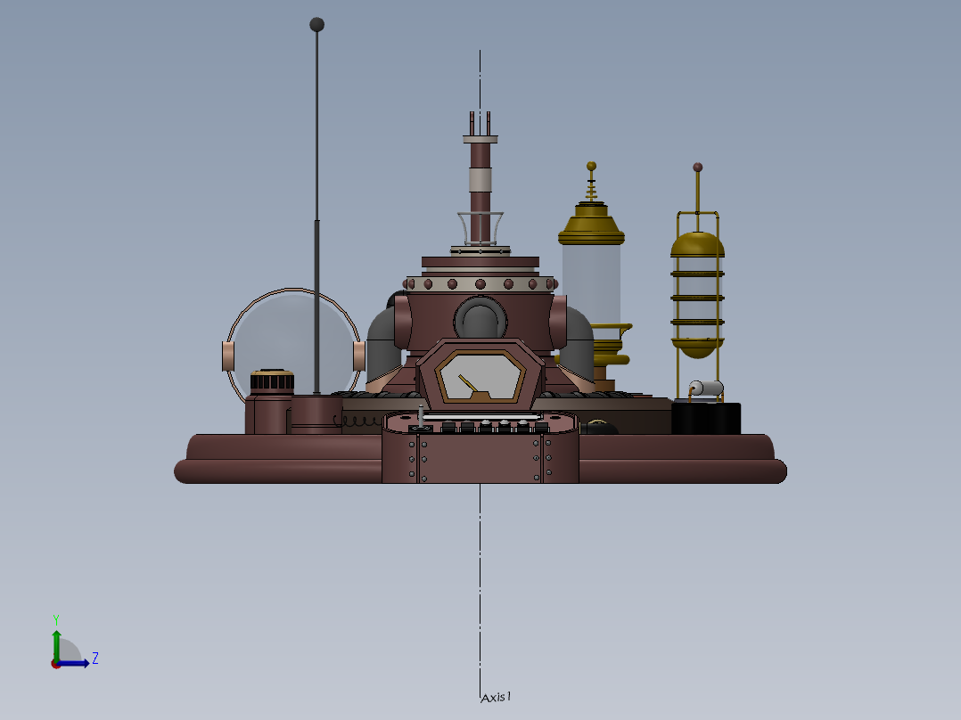 探索者灯塔左视图