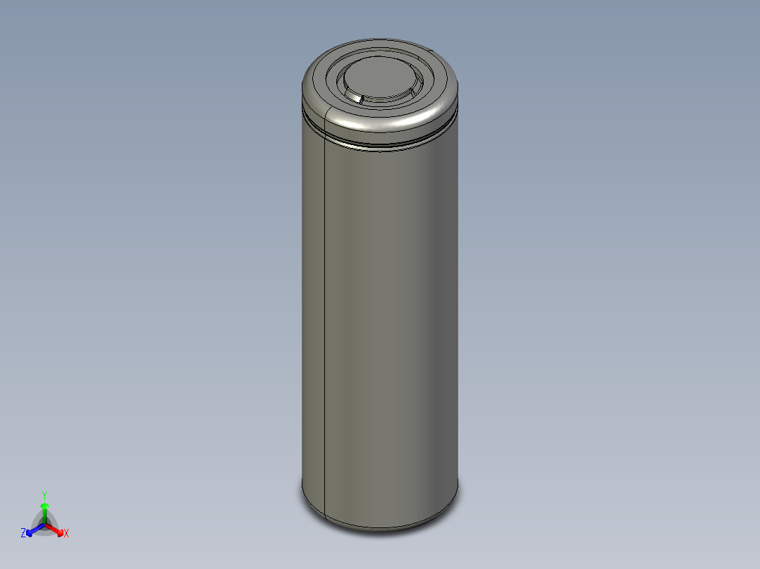 摩利塞尔21700p45b4500mah45a电池主视图