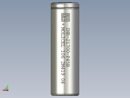 摩利塞尔21700p45b4500mah45a电池后视缩略图