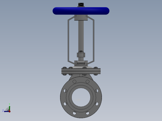 法兰闸阀-316L DN25-DN600右视缩略图