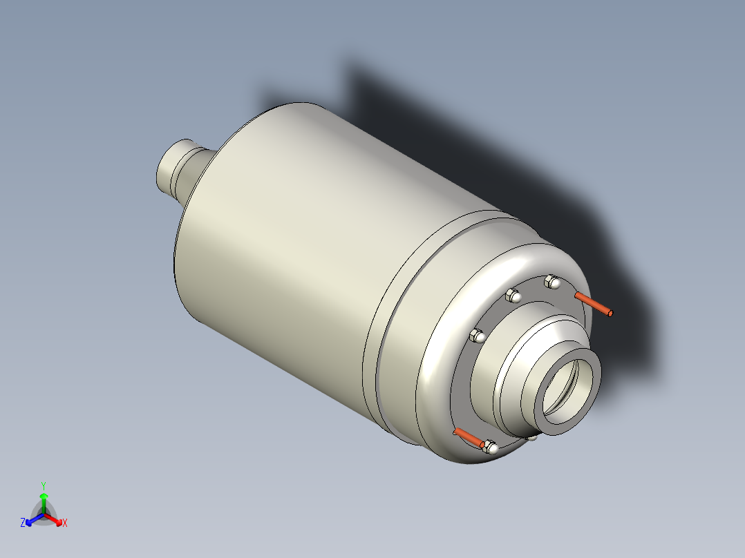 迷你燃气轮机88---模型格式为 stp