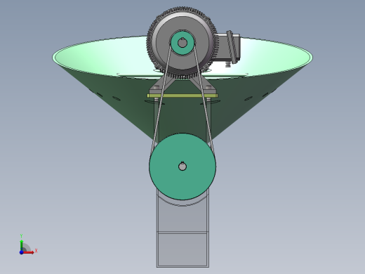 Q453-螺旋式散装物料收集器的设计【三维SolidWorks】前视缩略图