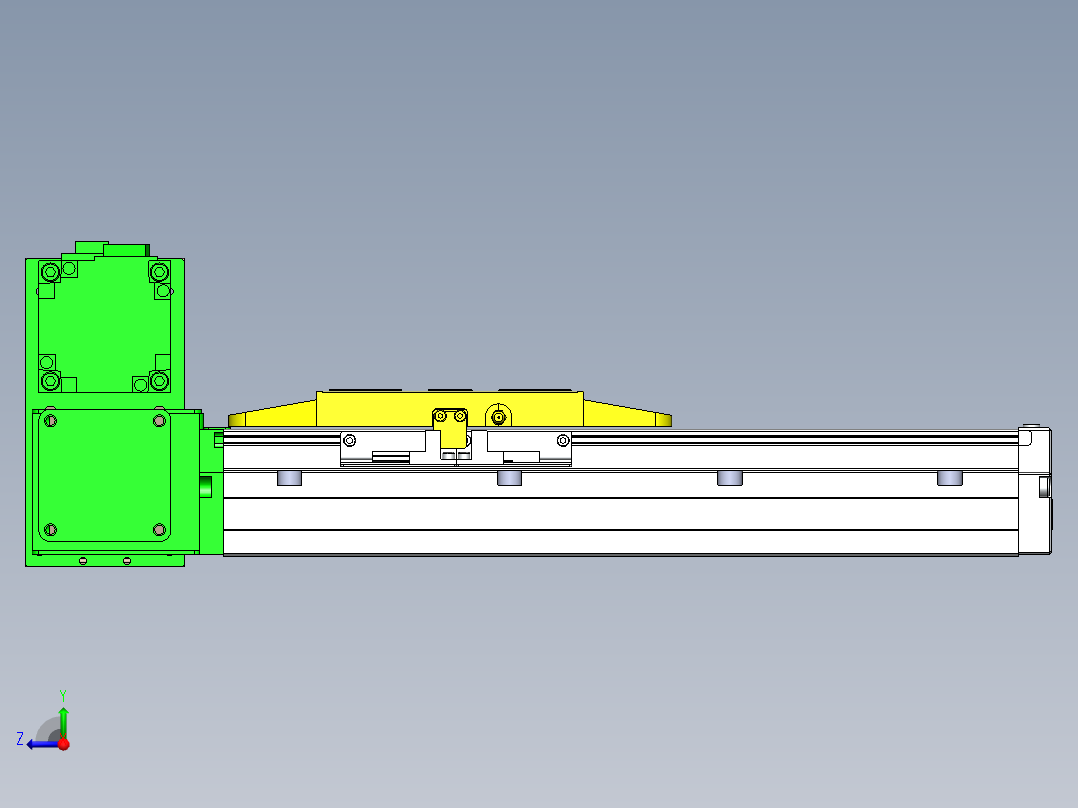 GTA内嵌同步带全封闭GTA12-LU-400W右视图