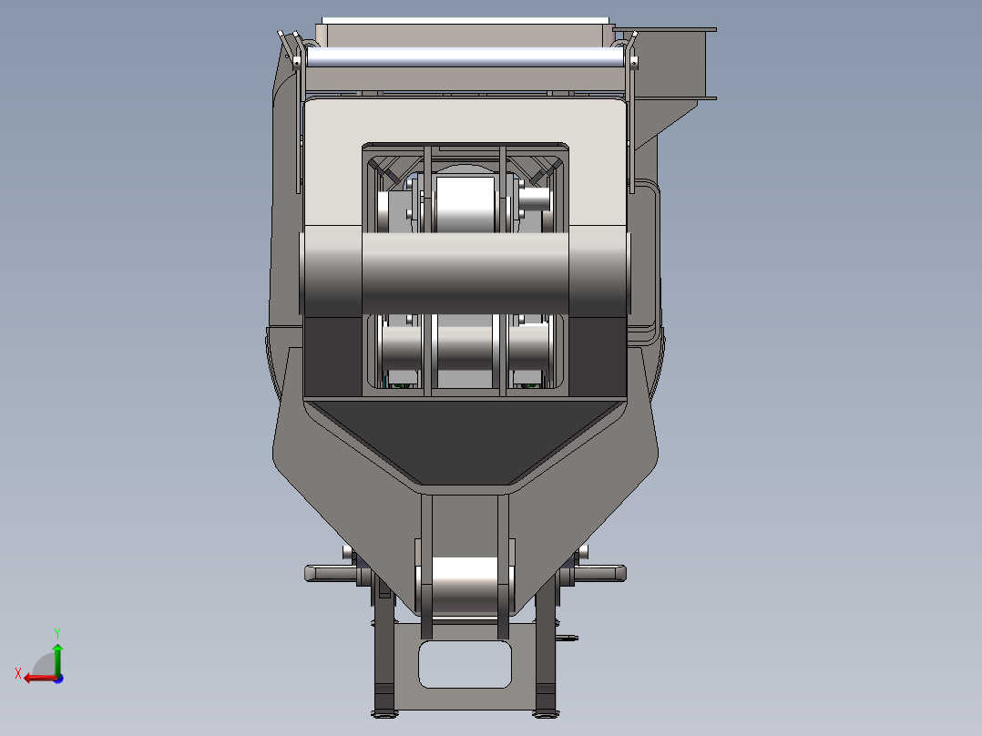 内置双油缸伸缩臂200后视图