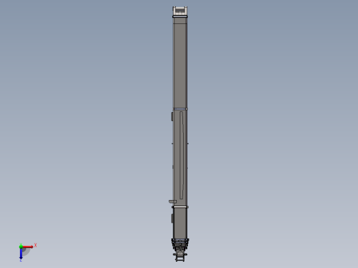 内置双油缸伸缩臂200俯视缩略图