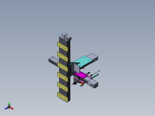 机械装配臂正等轴测缩略图