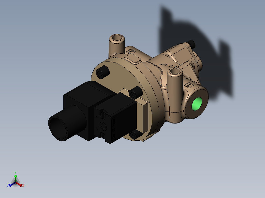 阀门正等轴测图