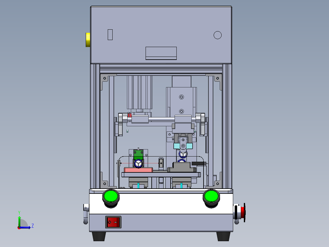 电器元件剪脚机左视图
