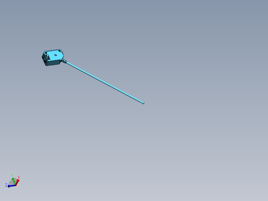 BGS-S30N 最小检测距离30mm，最大检测距离300mm主视图