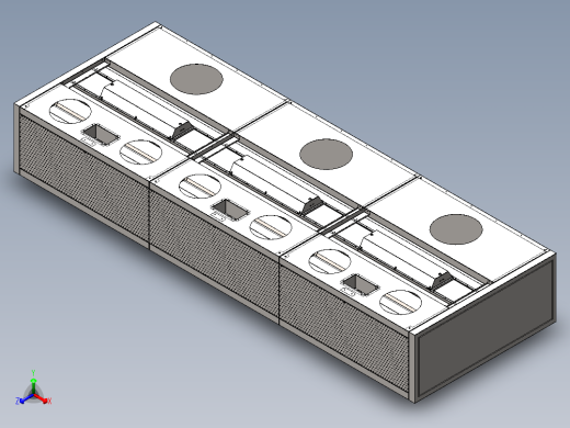 引擎盖总成正等轴测缩略图