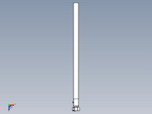 同步带全封闭直线模组TPA-HCB-105D-90-L1750-RP-C-P20-N3俯视缩略图