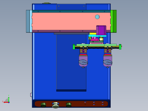 双针筒自动点胶机后视缩略图