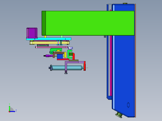 双针筒自动点胶机左视缩略图