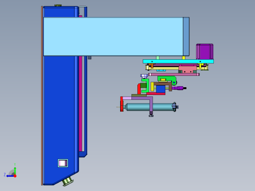 双针筒自动点胶机右视缩略图