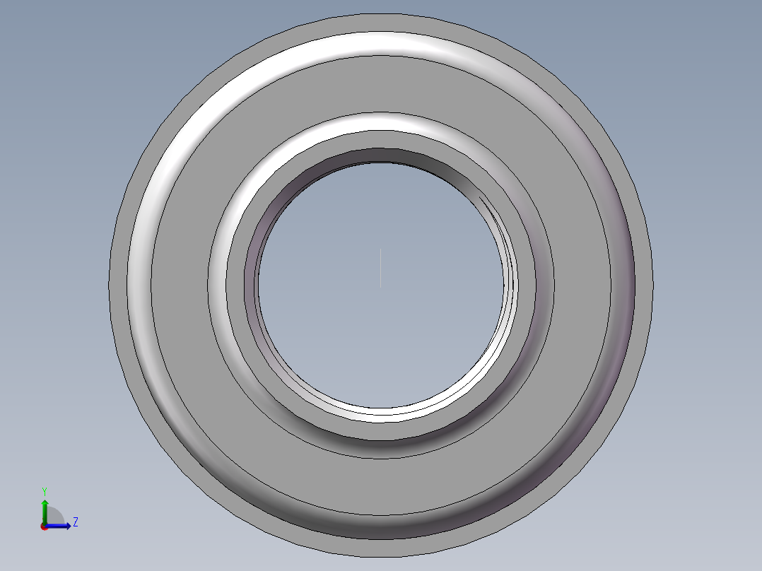 管箍-异径有边 DN50-DN25左视图