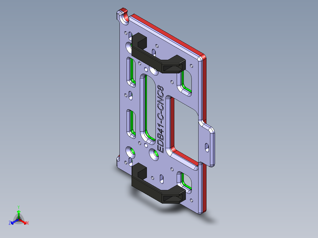 EDB41-C-CNC8盖板维修-200727正等轴测图