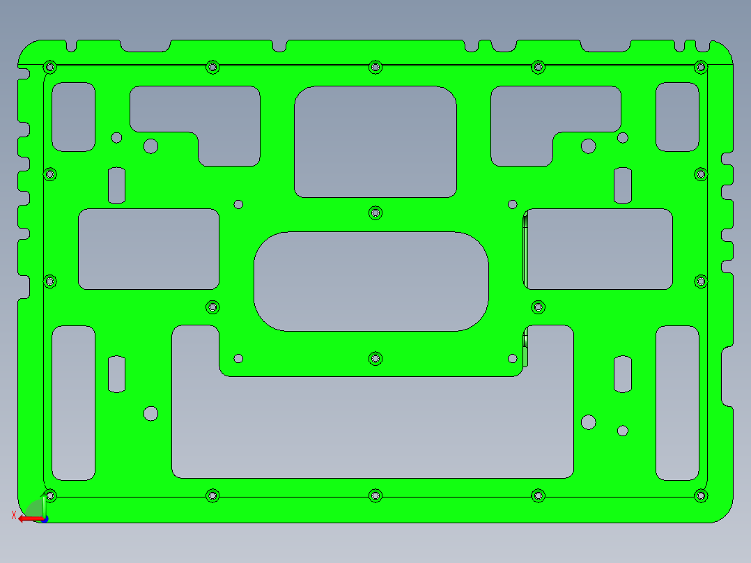 AAPB0-TRIM-笔记本CNC工装夹具三维模型CNC3-Gaiban-180606后视图