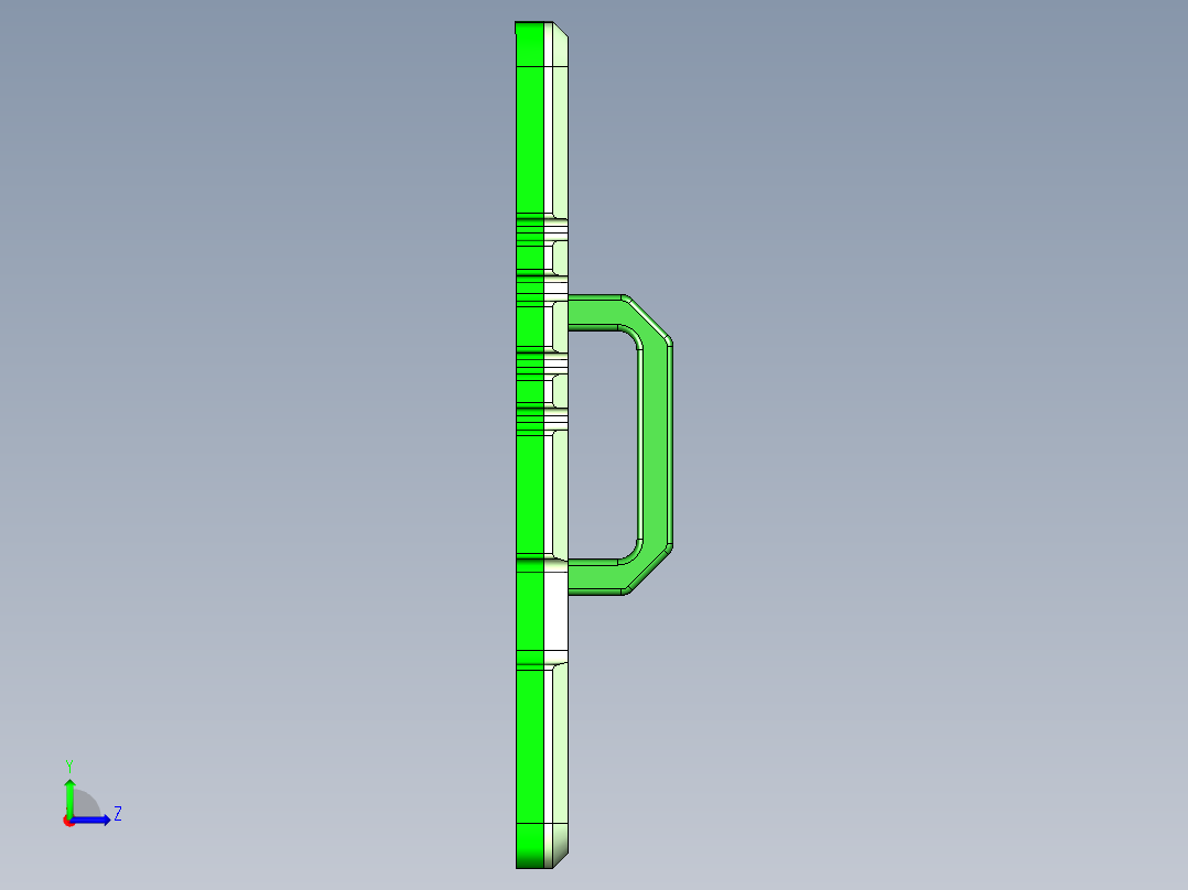 AAPB0-TRIM-笔记本CNC工装夹具三维模型CNC3-Gaiban-180606左视图