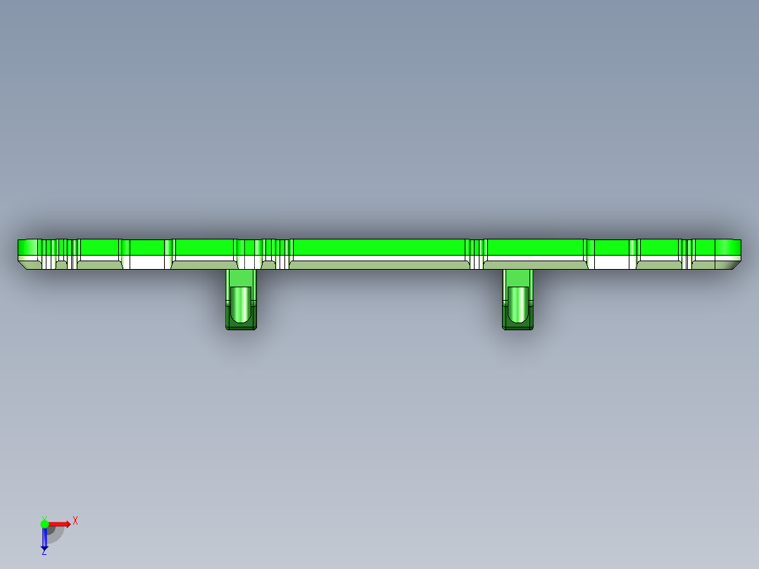 AAPB0-TRIM-笔记本CNC工装夹具三维模型CNC3-Gaiban-180606俯视图