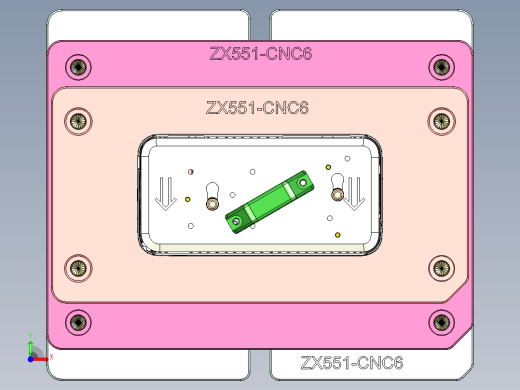 ZX551-笔记本CNC工装夹具三维模型CNC6-0921前视缩略图