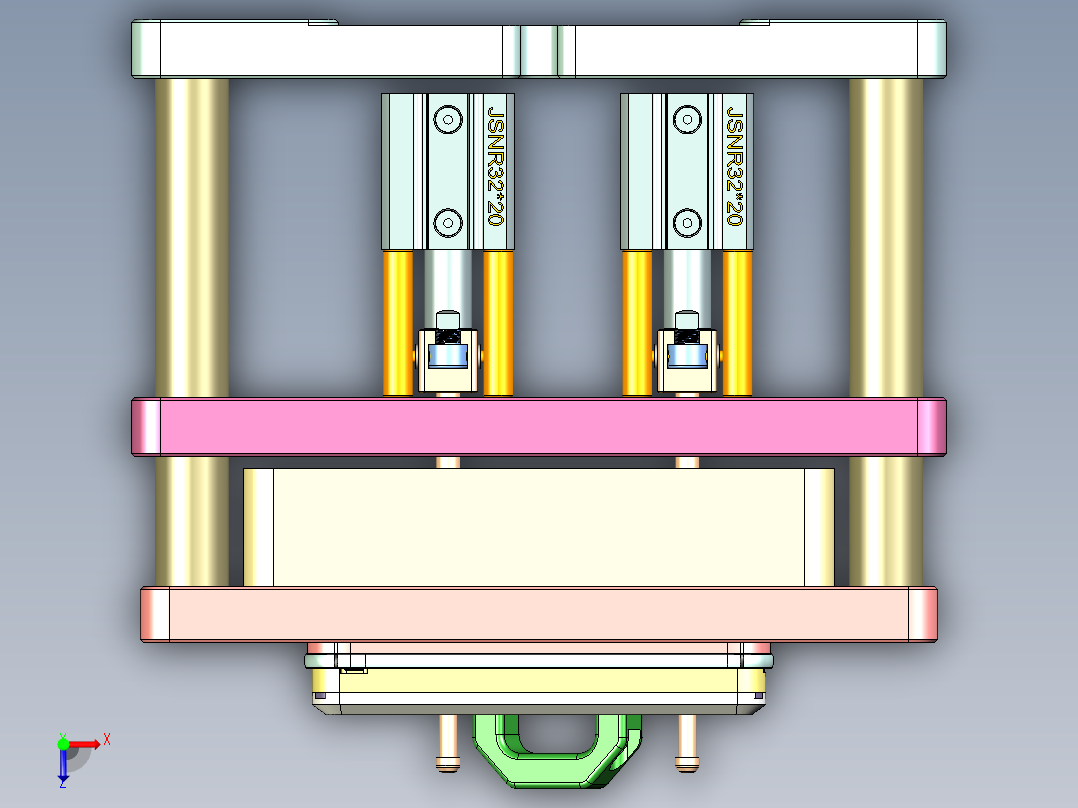 ZX551-笔记本CNC工装夹具三维模型CNC6-0921俯视图