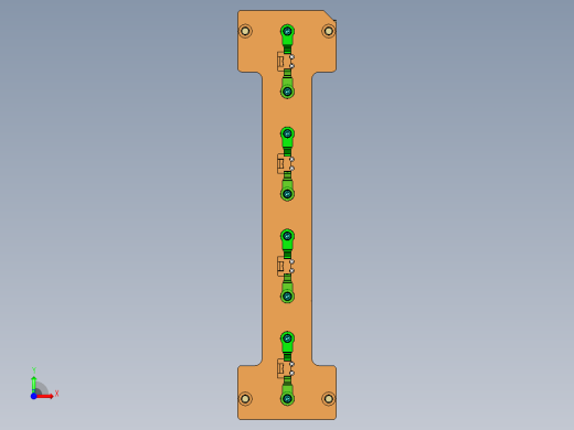 旭创0689-小件CNC工装夹具三维模型CNC1-200616前视缩略图