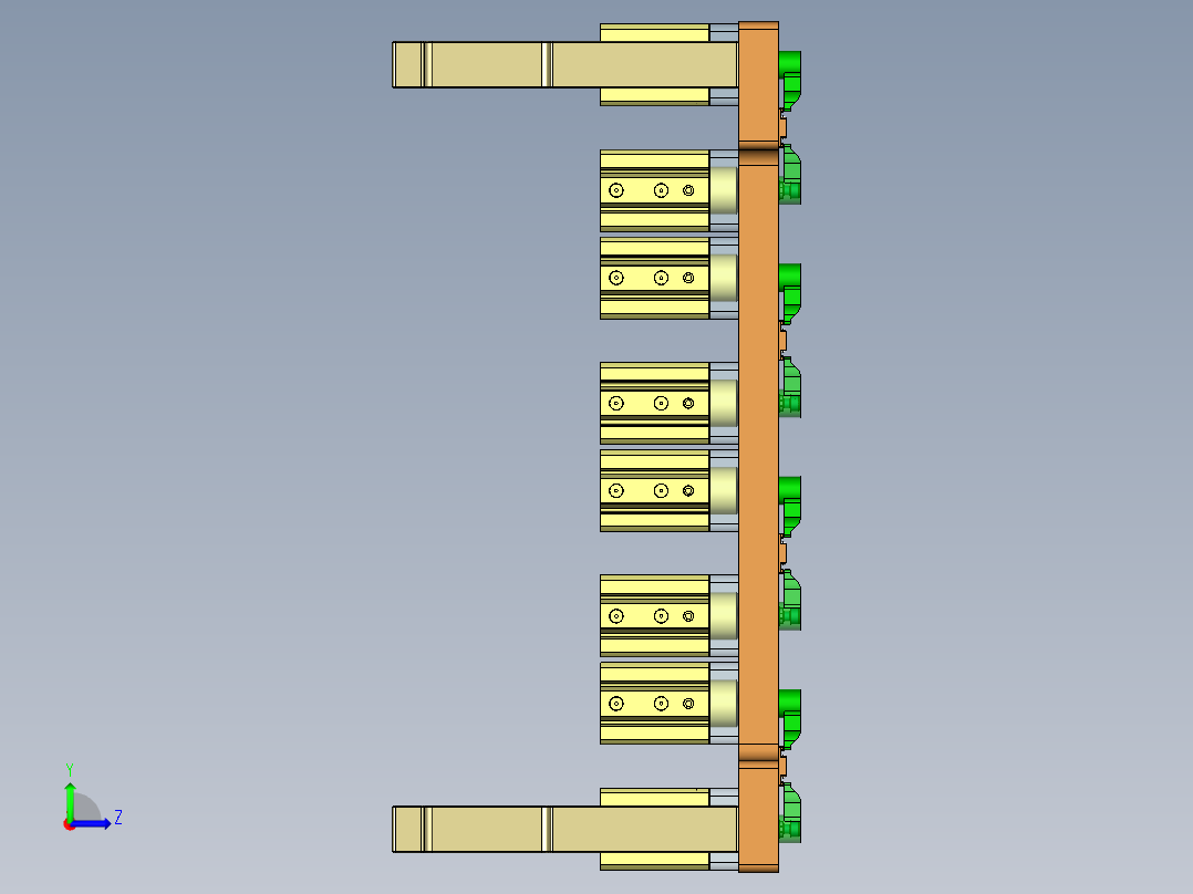 旭创0689-小件CNC工装夹具三维模型CNC1-200616左视图
