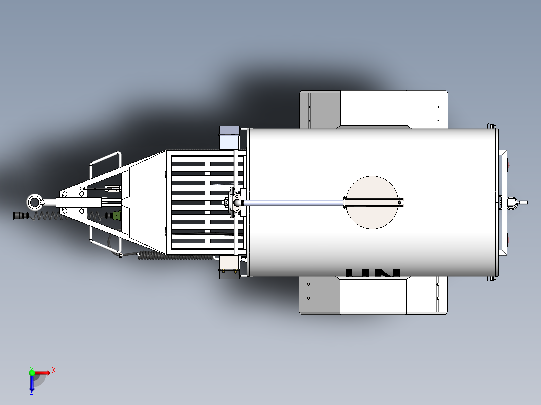 A2003929-水罐拖车俯视图