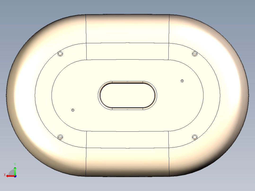 实用性果盘后视图