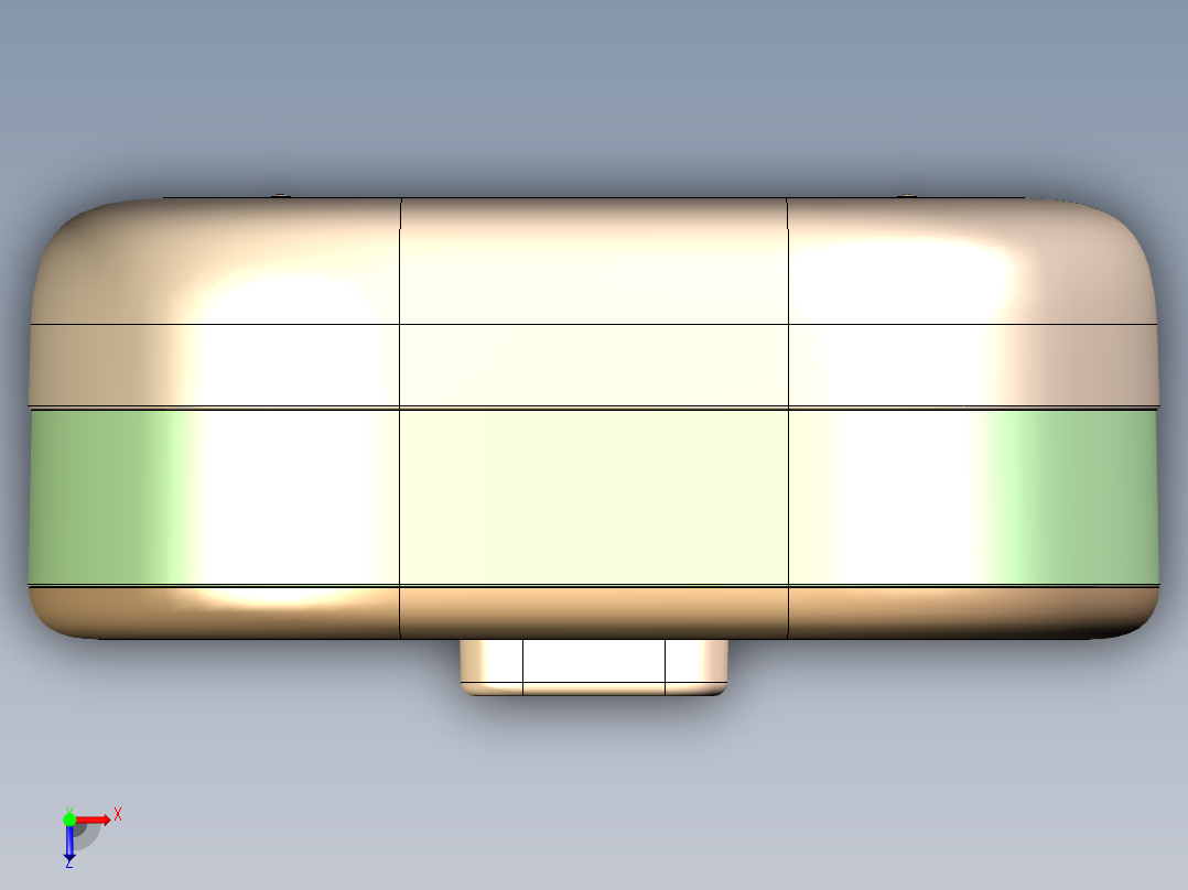 实用性果盘俯视图