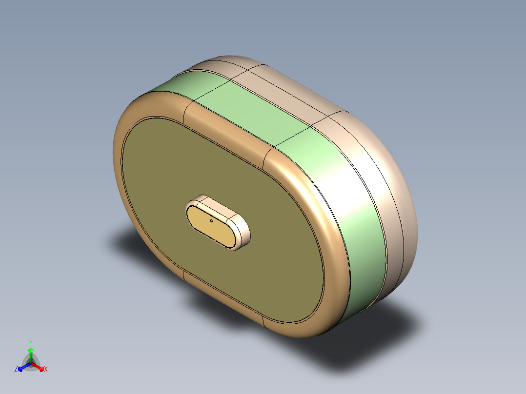 实用性果盘正等轴测图