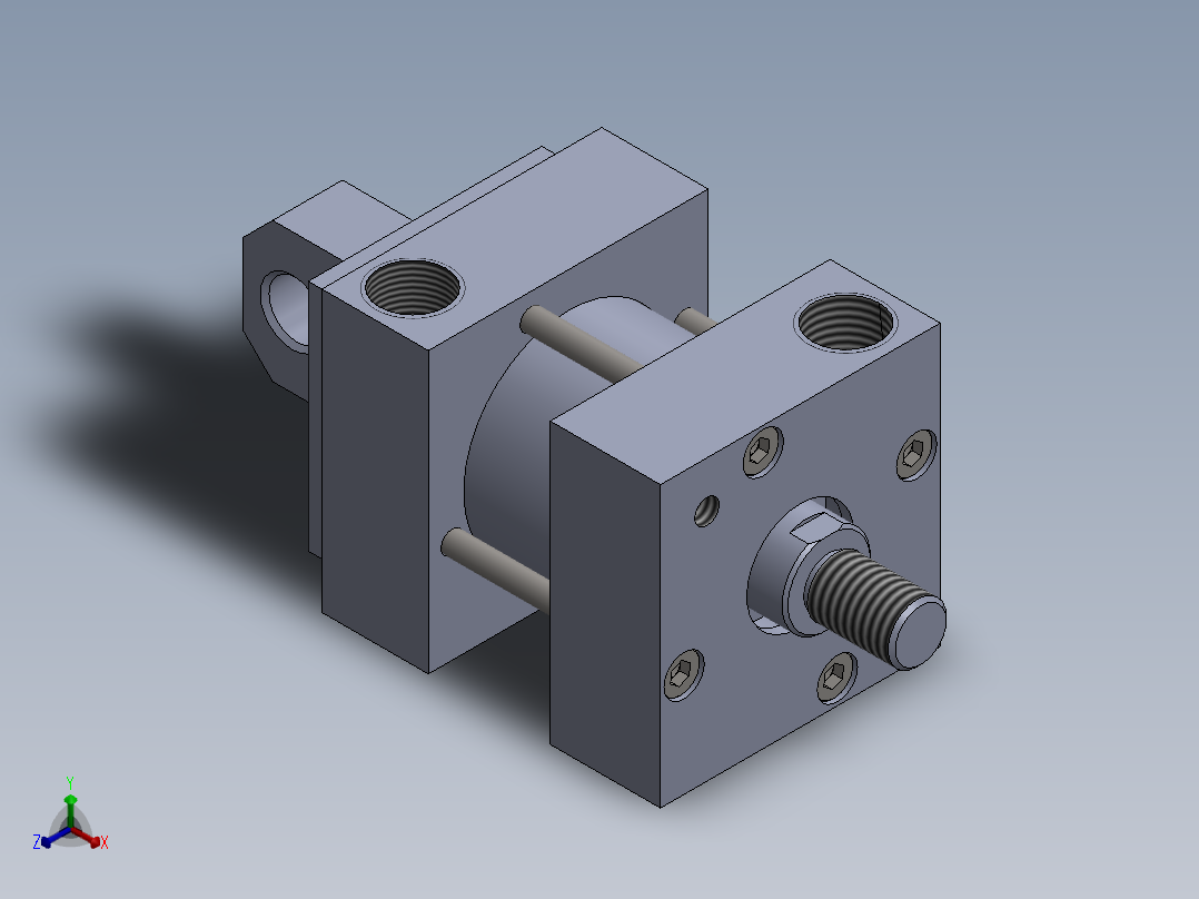 拉杆气缸25x12x12-6-mm-1.snapshot.1正等轴测图