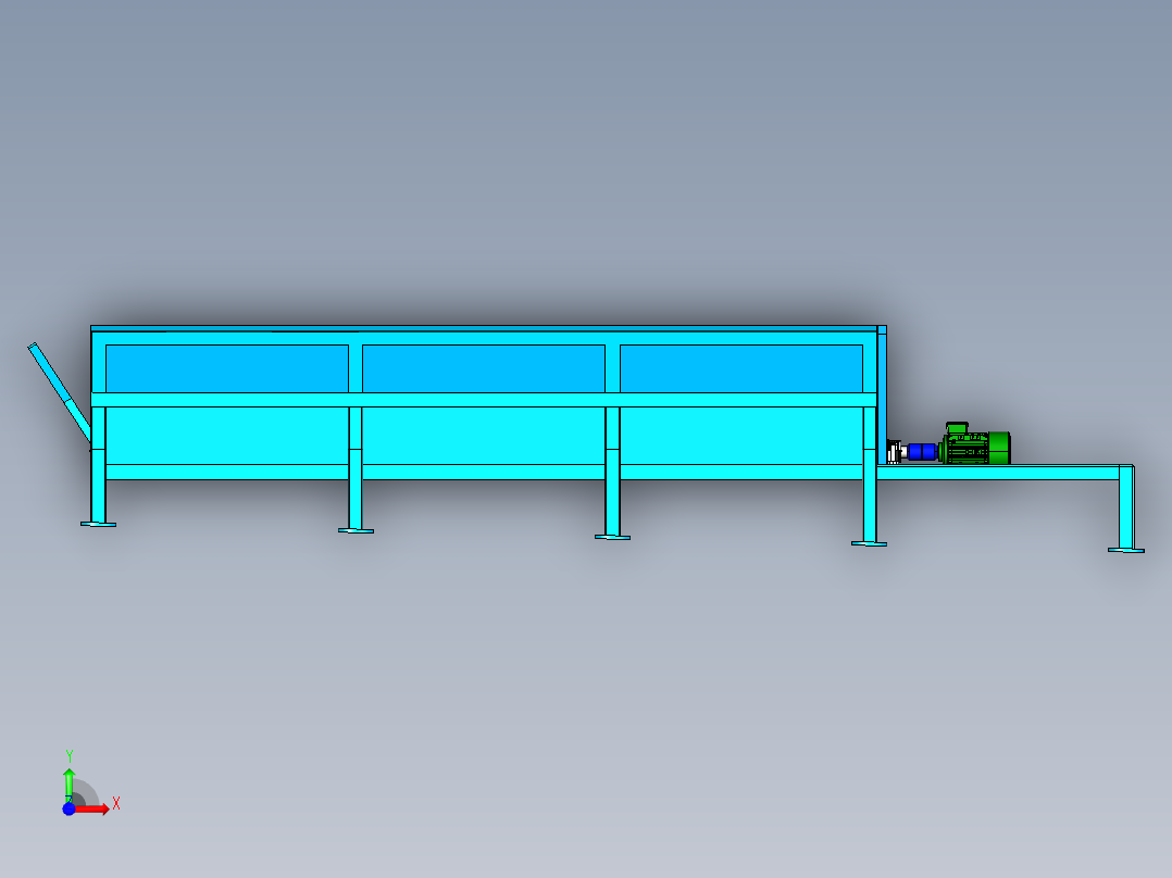 B2004549-木材去皮机前视图