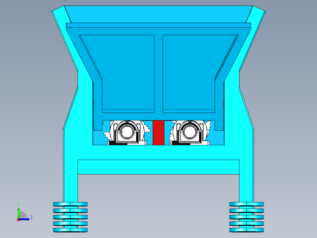 B2004549-木材去皮机左视图