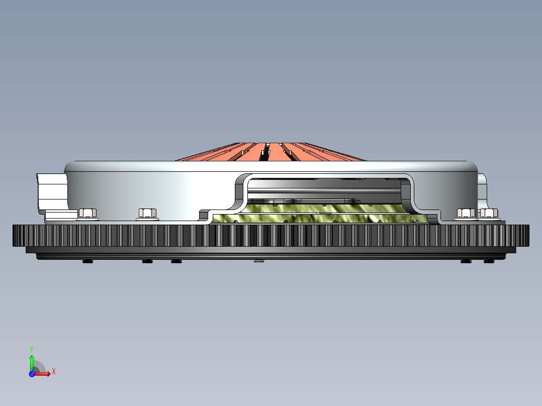 离合器(40)前视图