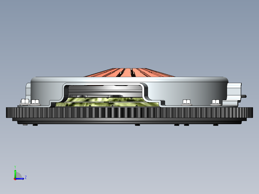 离合器(40)左视图