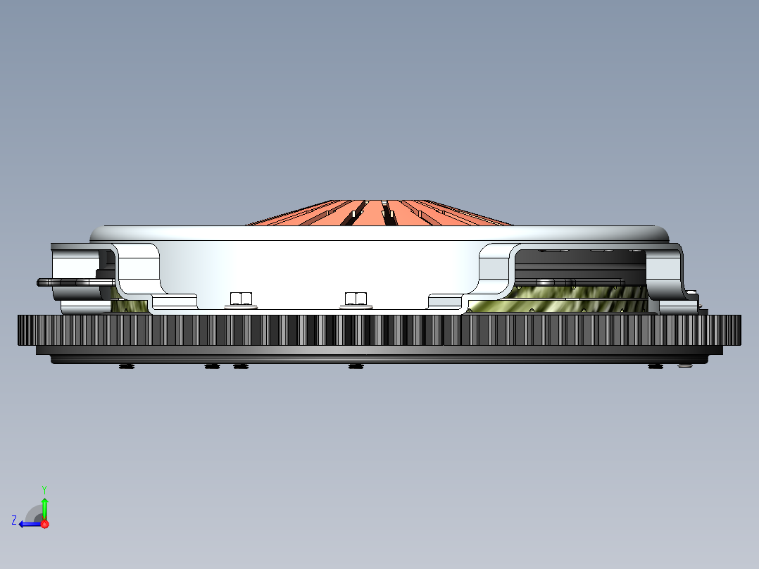 离合器(40)右视图