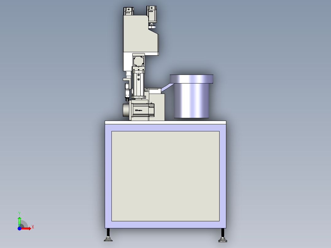 四轴机械手继电器组装机前视图