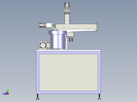 四轴机械手继电器组装机右视缩略图