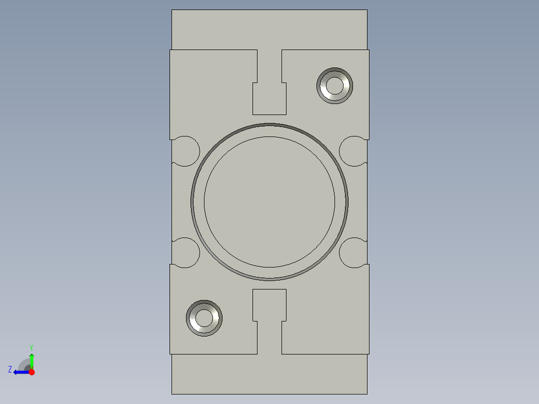 夹爪气缸HFK20_CL亚德客右视图
