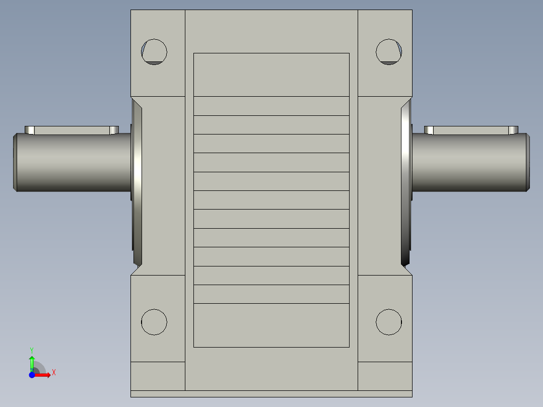 BKAD(双输出轴)BK37AD1前视图