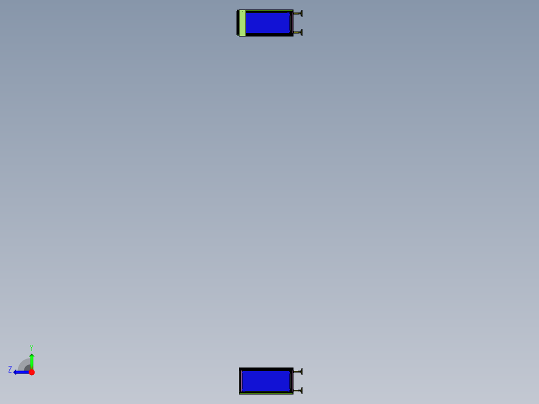 连续式垂直输送升降机右视图