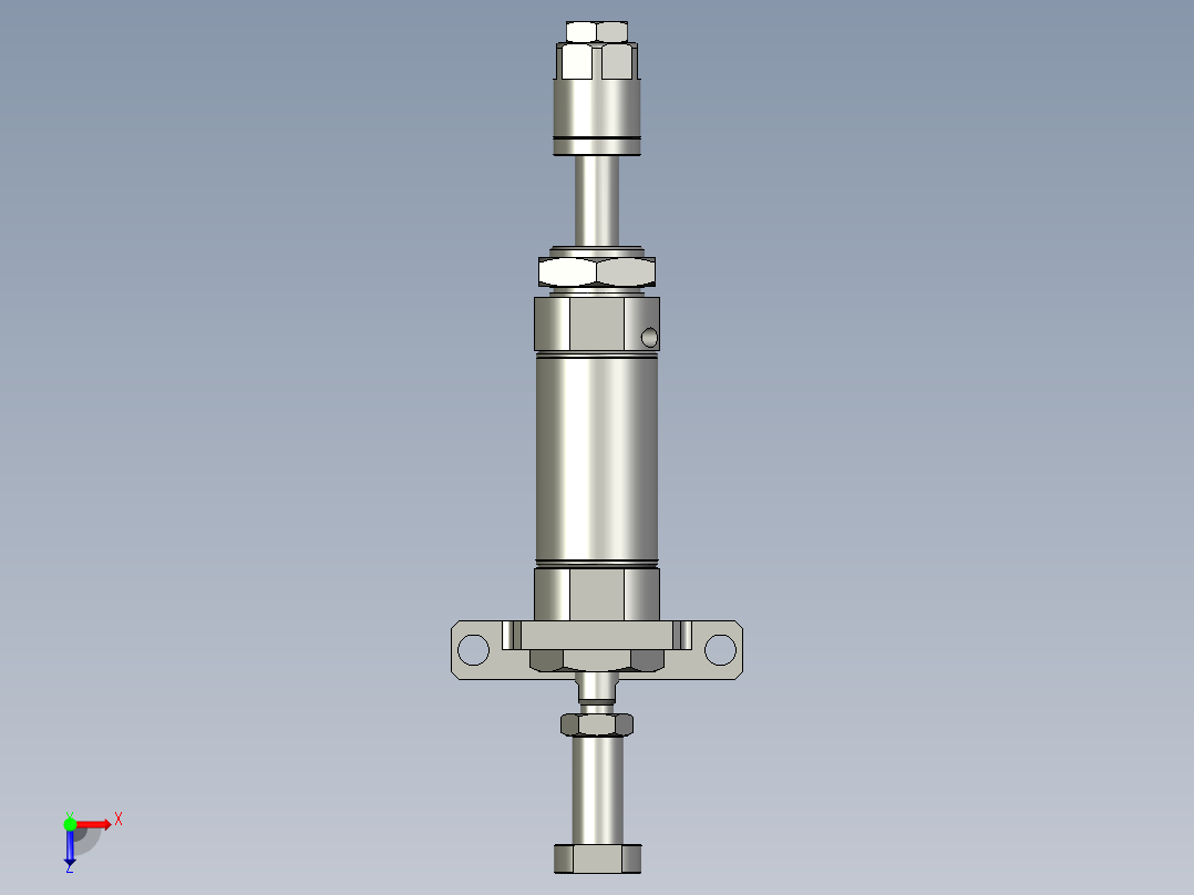 抛光拉紧组件俯视图