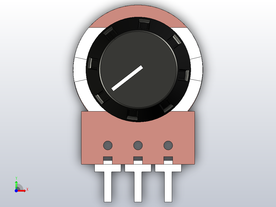 Elcon 电位器前视图