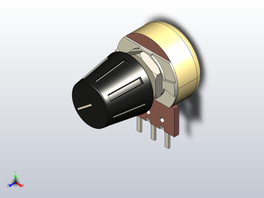 Elcon 电位器正等轴测缩略图