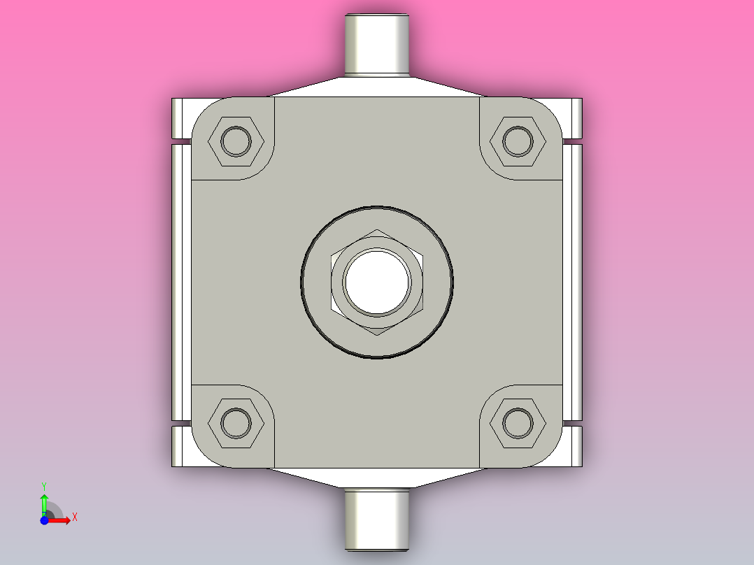 FESTO气缸DNGZK-125-10-PPV-A---_asm_5_150_前视图